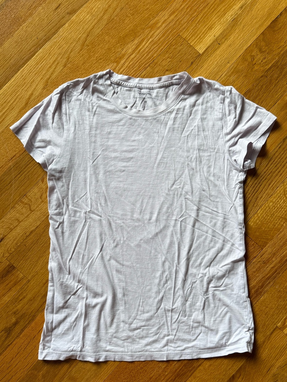 Vince Cotton Crewneck T-Shirt | Size XS